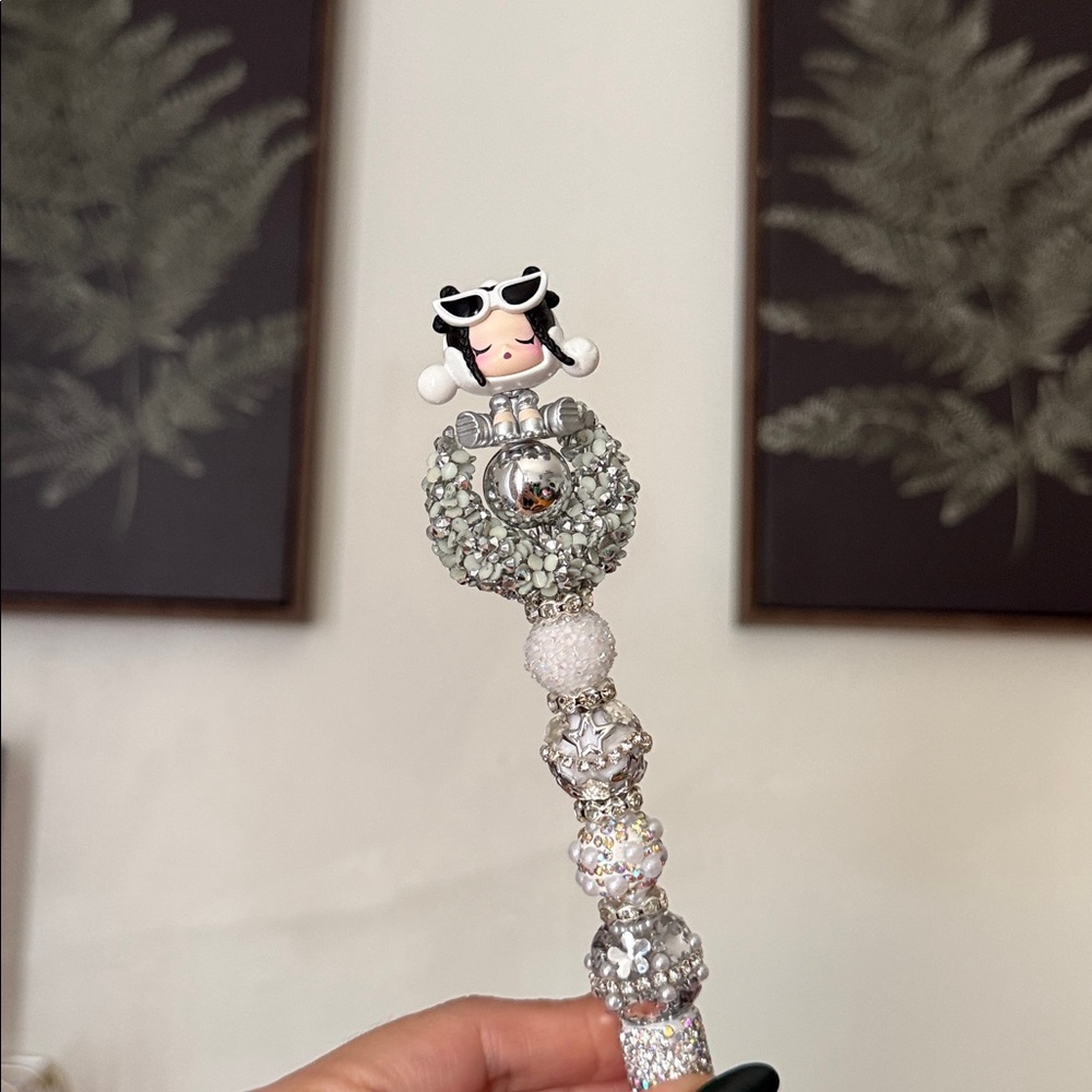 Authentic Shanghai Exclusive Skullpanda Pop Bean Beaded Pen